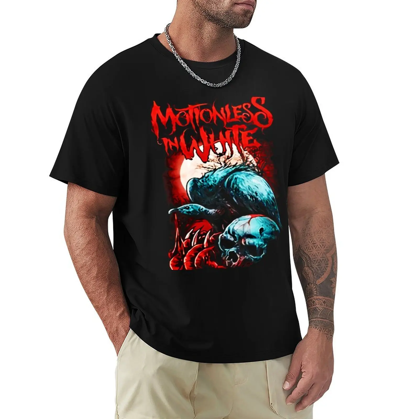 

Skull Motionless T-Shirt clothes funny costumes mens vintage t shirts