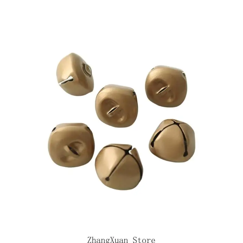 Antike Metallglocken zum Aufhängen, 6er-Set für Weihnachtsbaumkranz, 3 x – Detail 5