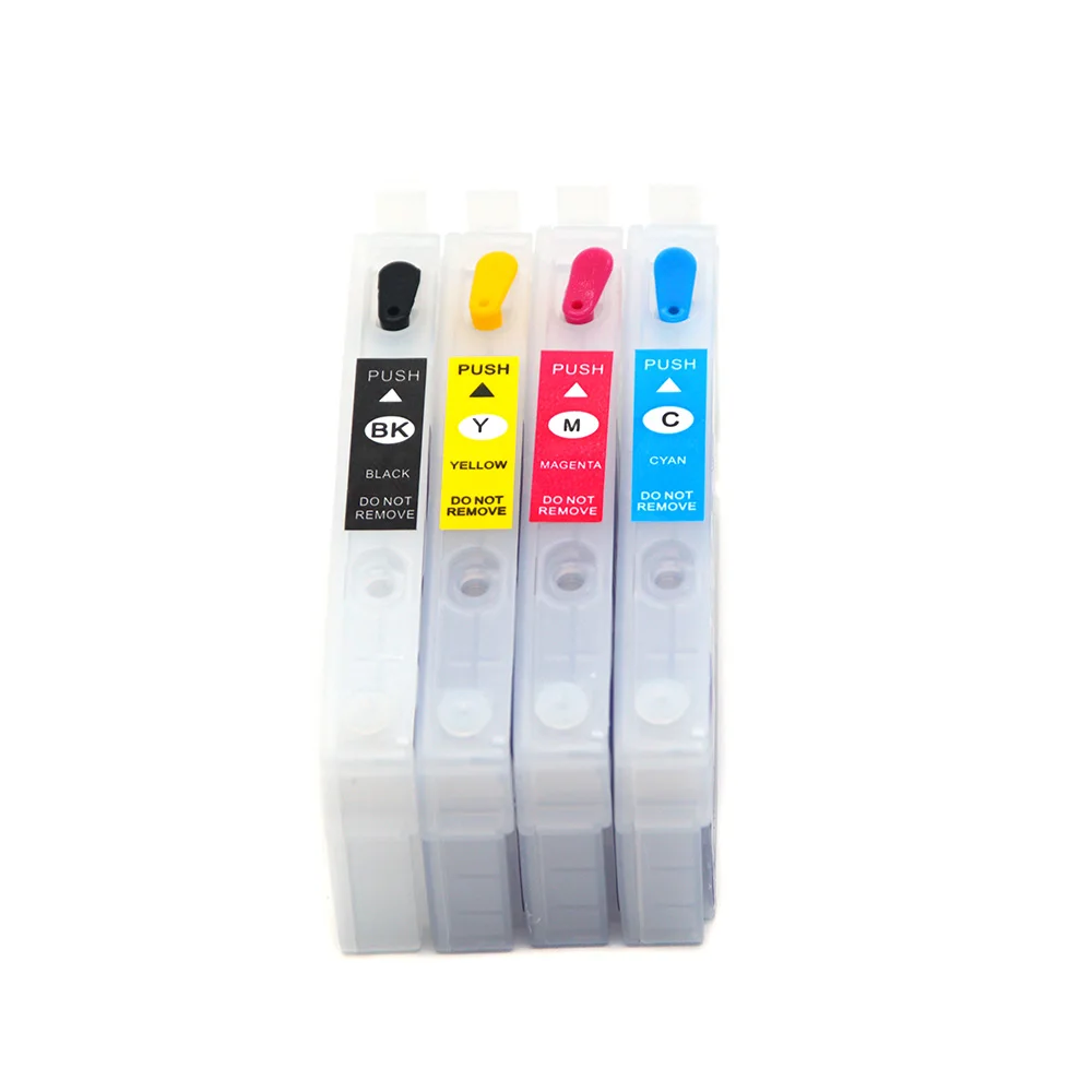 

4Pcs T812 T812XL 812XL Refill Ink Cartridge with Chip for Epson WF-7820 WF-7840 WF-7310 EC-C7000 Printer