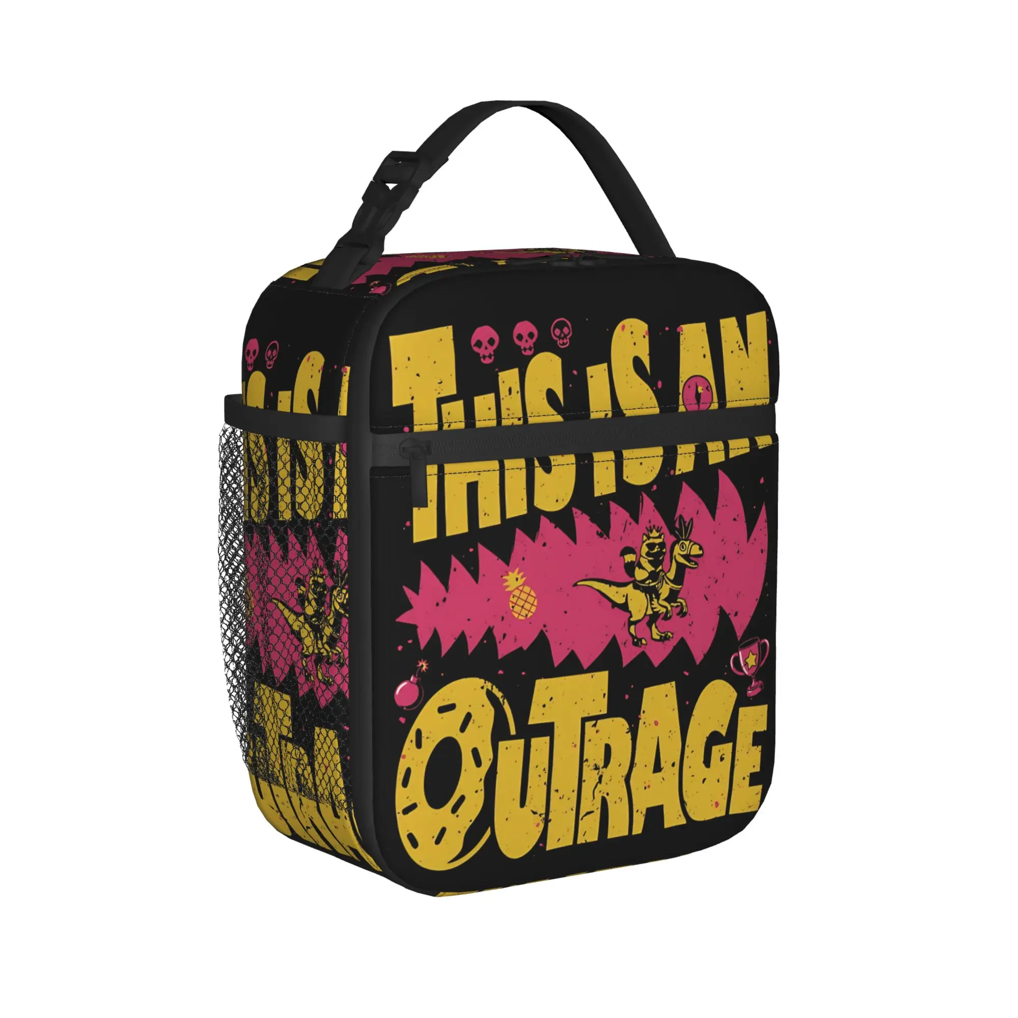 This Is An Outrage Insulated Lunch Bag Cooler Bag Reusable,Lunch Container Dungeon Crawler Carl Large Tote Lunch Box Girl Boy