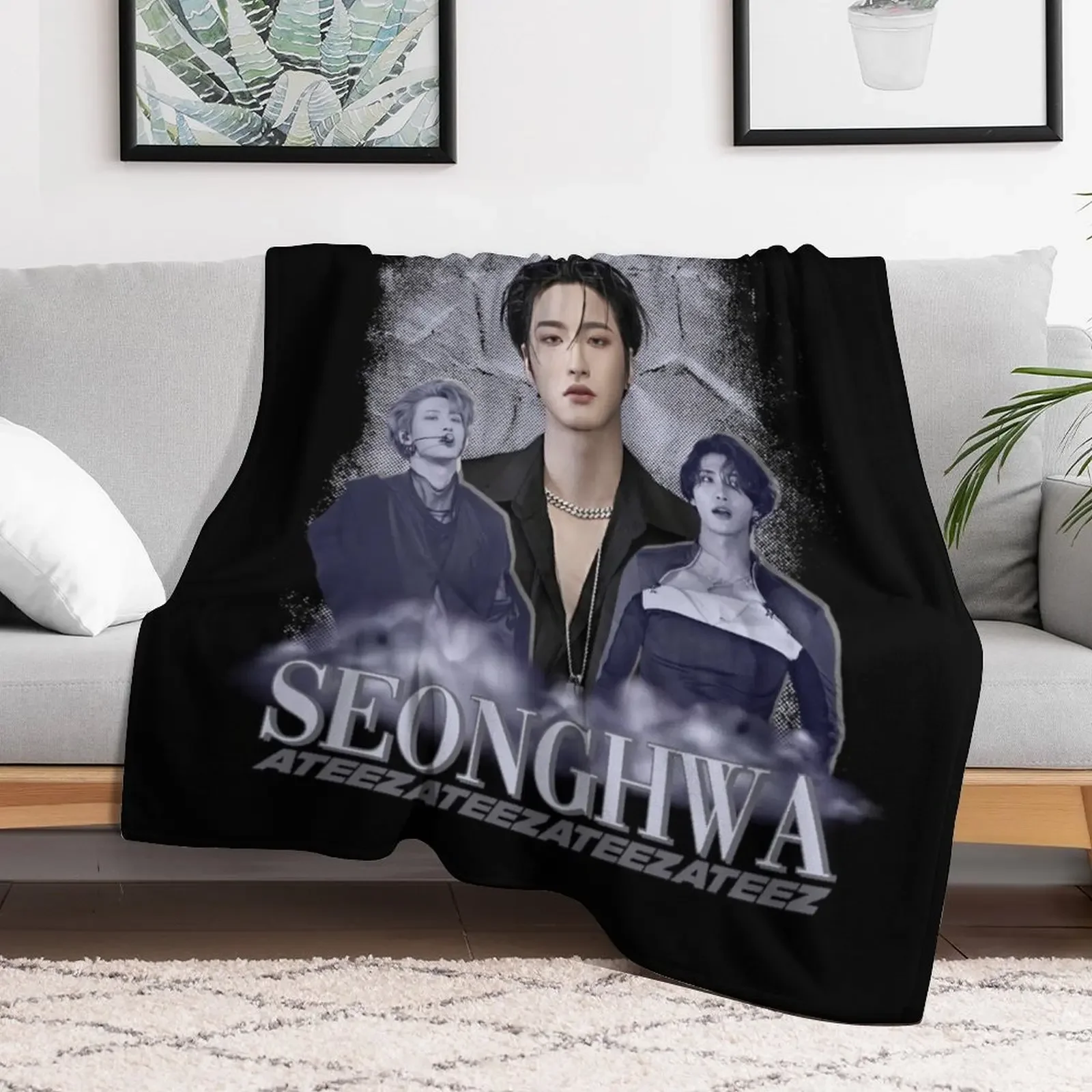 icy vintage seonghwa Throw Blanket Nap Thins Blankets