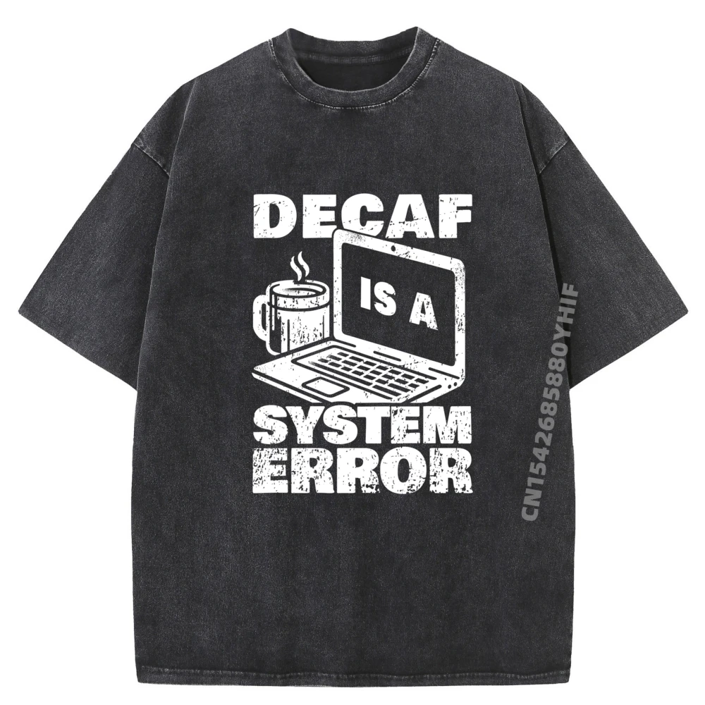 

Tech Support I Tech Engineer T-Shirt Mens Tops Tees Funny T Shirts Men Fashionable and Trendy Washed Tshirt