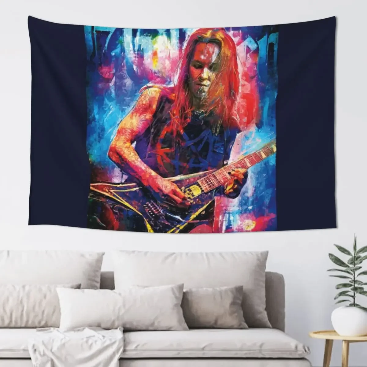 Children Of Bodom’s Alexi Laiho frontman tribute art Tapestry Home Decoration Decorative Paintings Tapestry