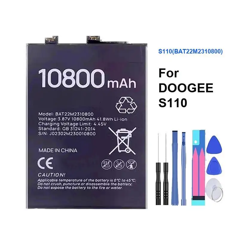 10800Mah Robust Mobile Phone Battery For Doogee S110 BAT22M2310800