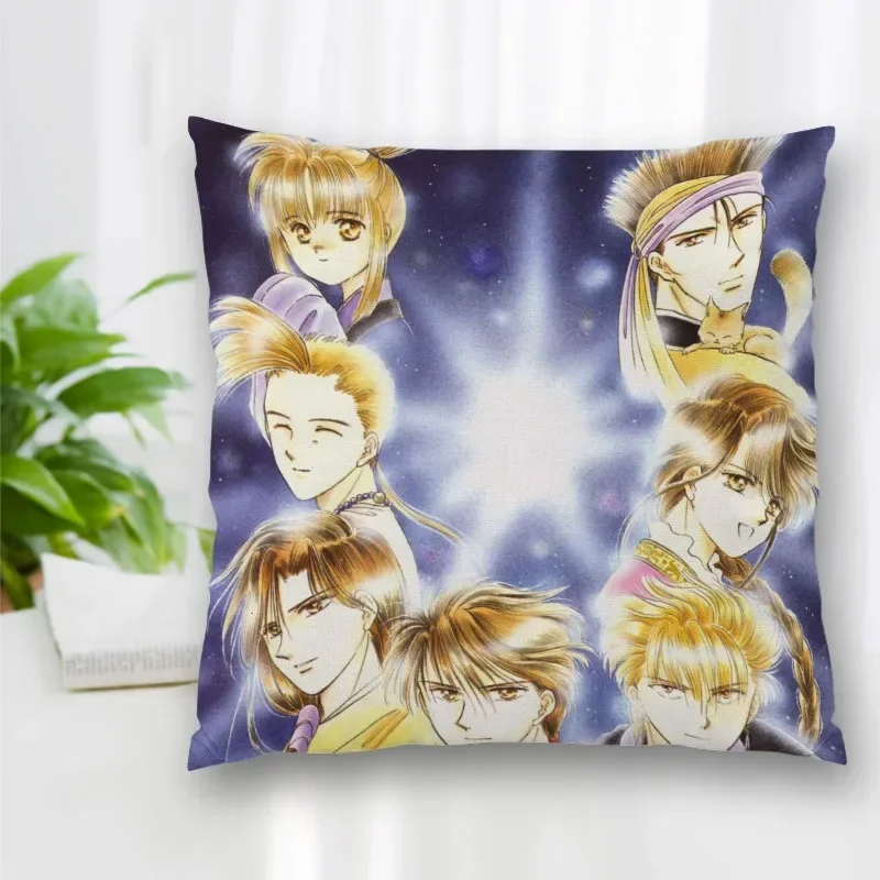 New Custom Pillow Slips Fushigi Yuugi Pillow Covers Bedding Comfortable Cushion/Good For Sofa/Home/Car High Quality Pillow Cases