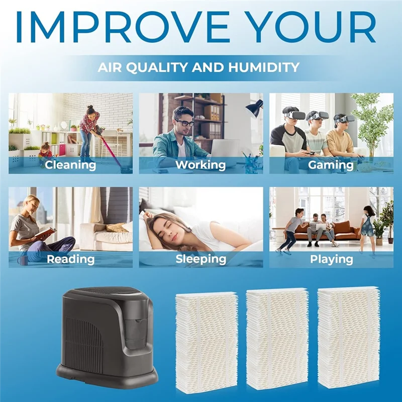 JDZD 3 قطعة HDC311 استبدال فتل مرشح المرطب ل Essick الهواء HDC311 EA1201 EA1208 المرطب سوبر الفتيل تصفية