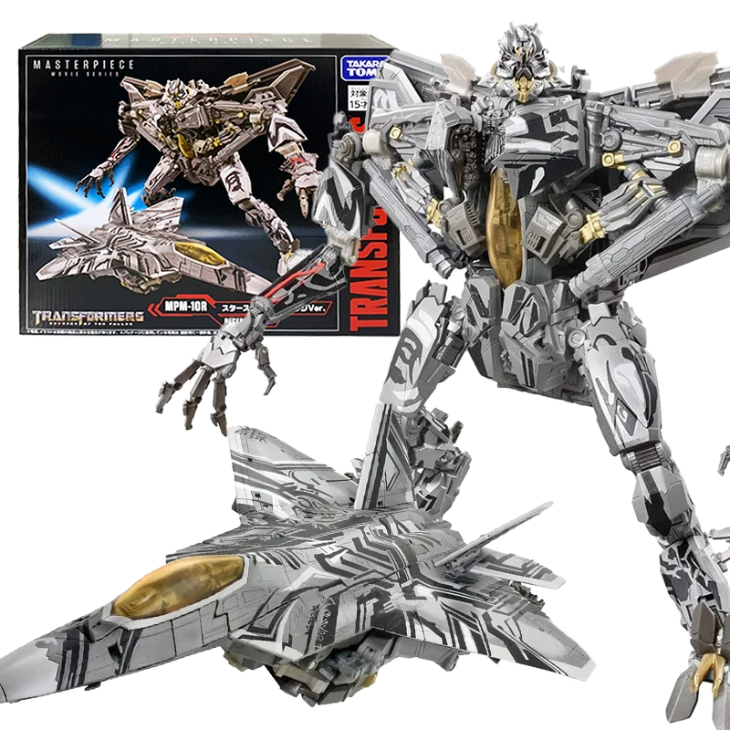 

Hasbro Transformers Masterpiece Edition Mpm-10R Revenge of The Fallen Starscream Robot Anime Figure Collectible Action Model Toy