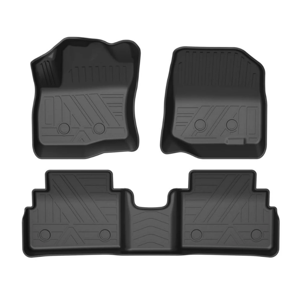 

For Hyundai LAFESTA 2020 TPE Waterproof Wear-resistant LHD Foot Pad Car Modification Front And Rear Foot Mat For Electric Type