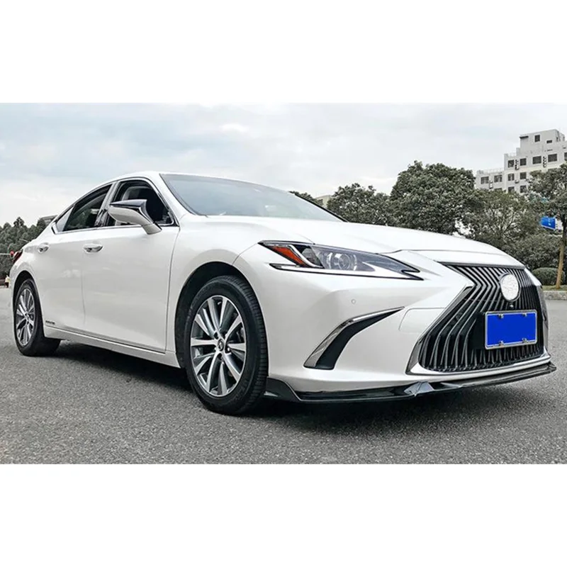 For 3PCS NEW Lexus ES Series ABS Front Bumper Diffuser Lip Splitter Anti-Collision Accessories Body Kit 2018-2023 Year