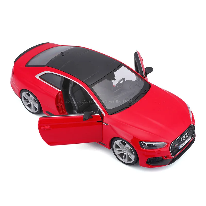 Bburago 1:24 Audi RS 5 Coupe alloy racing alloy luxury car die casting pullback car static car model toy collection gift