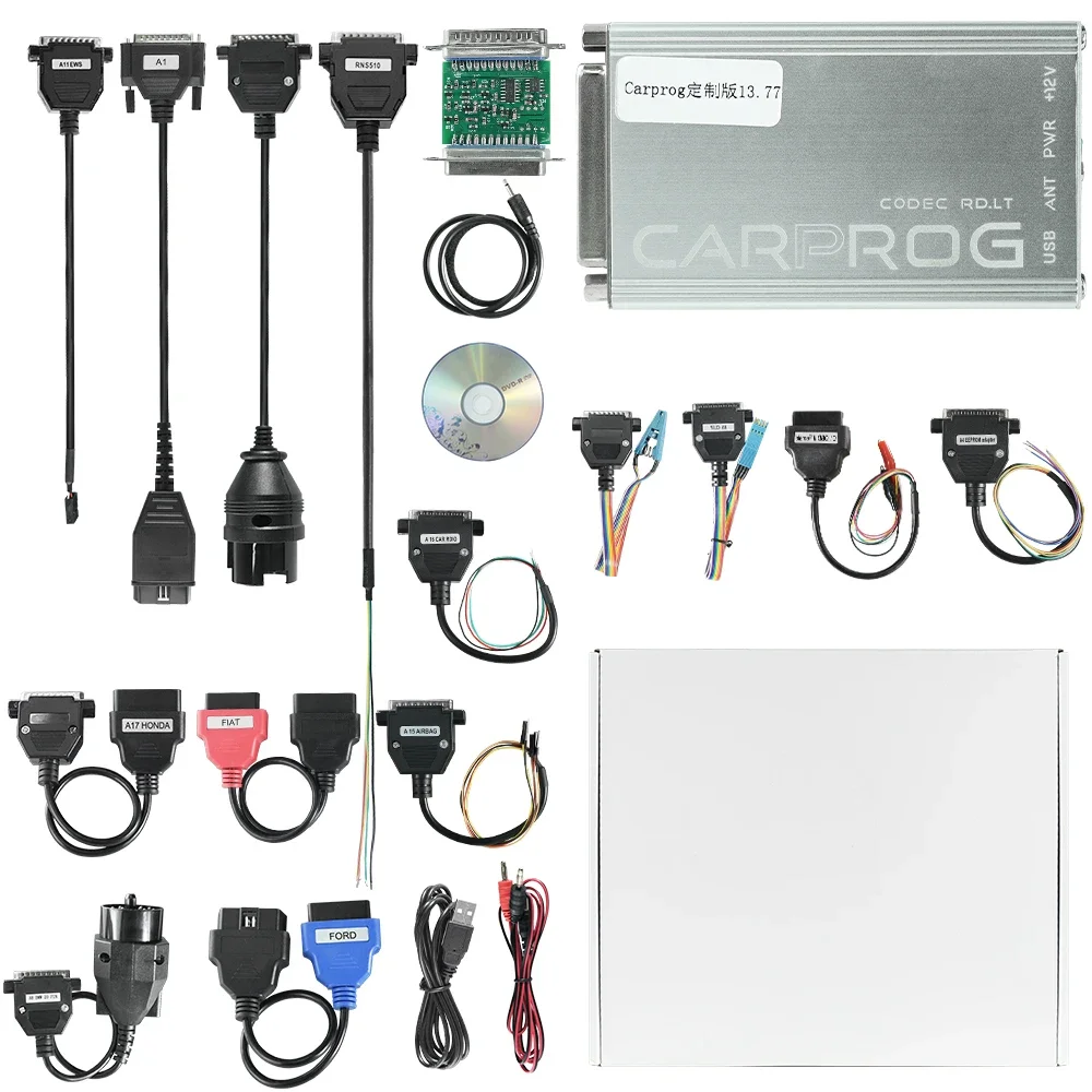 El mejor programador en línea Carprog V13.77 Carprog 13,77 programador de llaves automático sin Keygen Car Prog 13,77 Ecu Chip herramienta de reparación de torneado