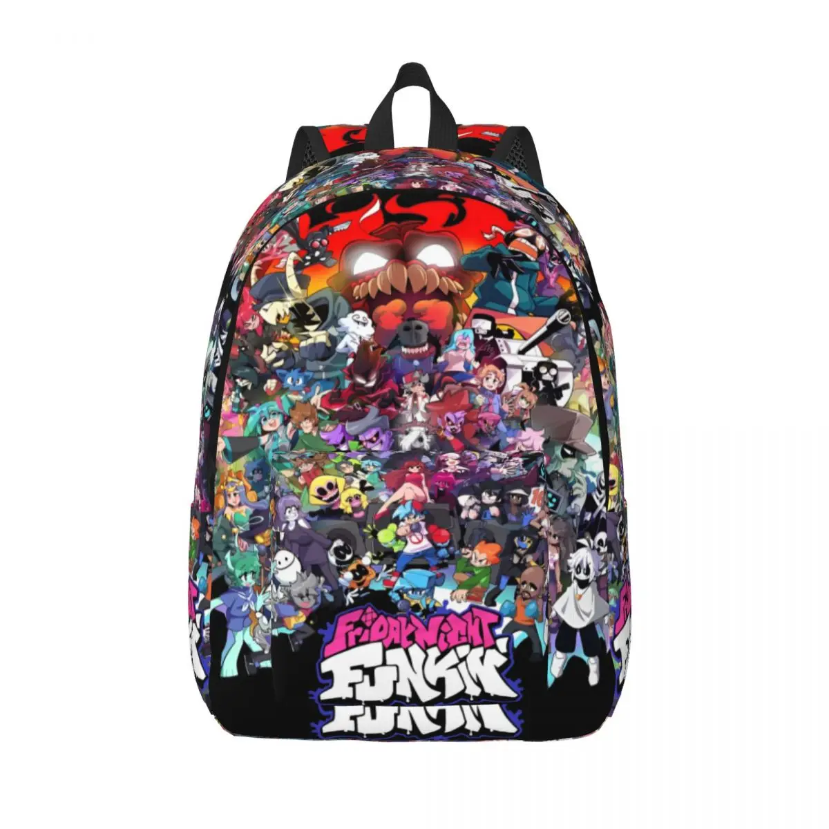 

Friday Night Funkin Backpack Elementary High College School Student FNF Games Gamer Bookbag Teens Daypack Hiking