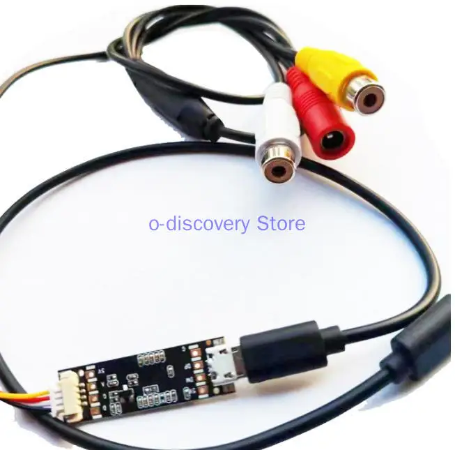 Detecting Car Mounted CVBS Analog Camera to OTG Mobile Phone Computer Display Conversion Module VCD-USB Acquisition Card