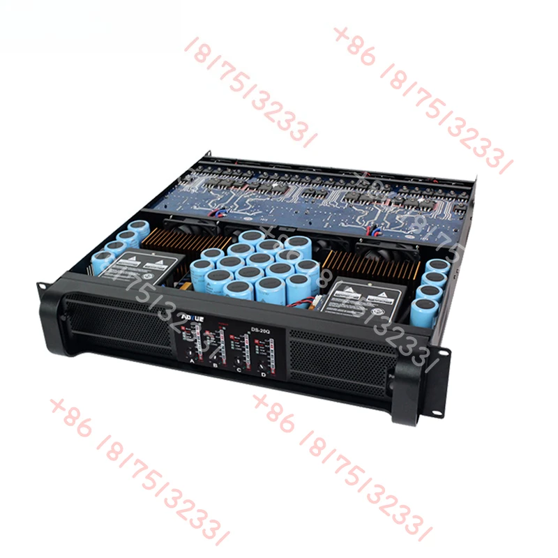 DS-20Q Power Amplifier Class Td 4 Channel 2U Subwoofer 5000 Watts Power Amplifier