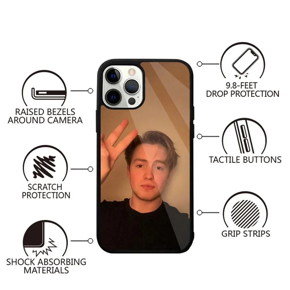 Actor K-Kit Connor Phone Case For iPhone 16,15,14,13,12,11,Plus,Pro,Max,Mini Magsafe Magnetic Wireless Charging