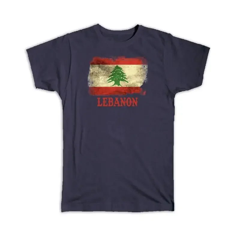 Lebanon Lebanese Flag Asian Asia Country Souvenir Patriotic T shirt