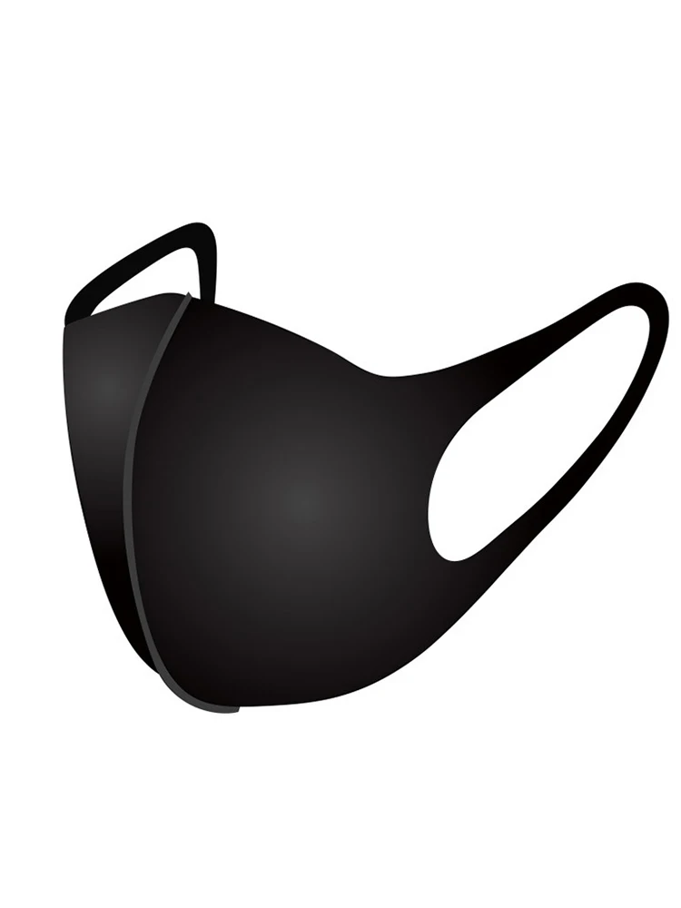 UV-Schutz-Gesichtsmaske für Erwachsene und Kinder, Sommer-Ohrbügelmaske, schwarz, reisefreundlich, atmungsaktiv, leicht, waschbar, Gesichtsbedeckungen
