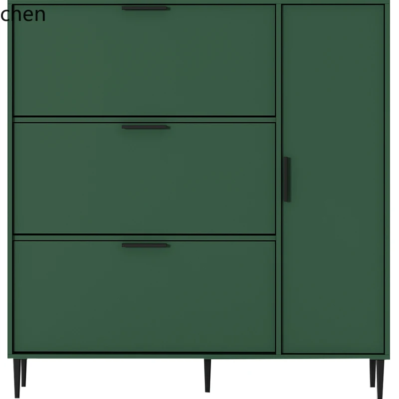 DSAHome Entrance Flip Shoe Cabinet Large Capacity Storage Cabinet