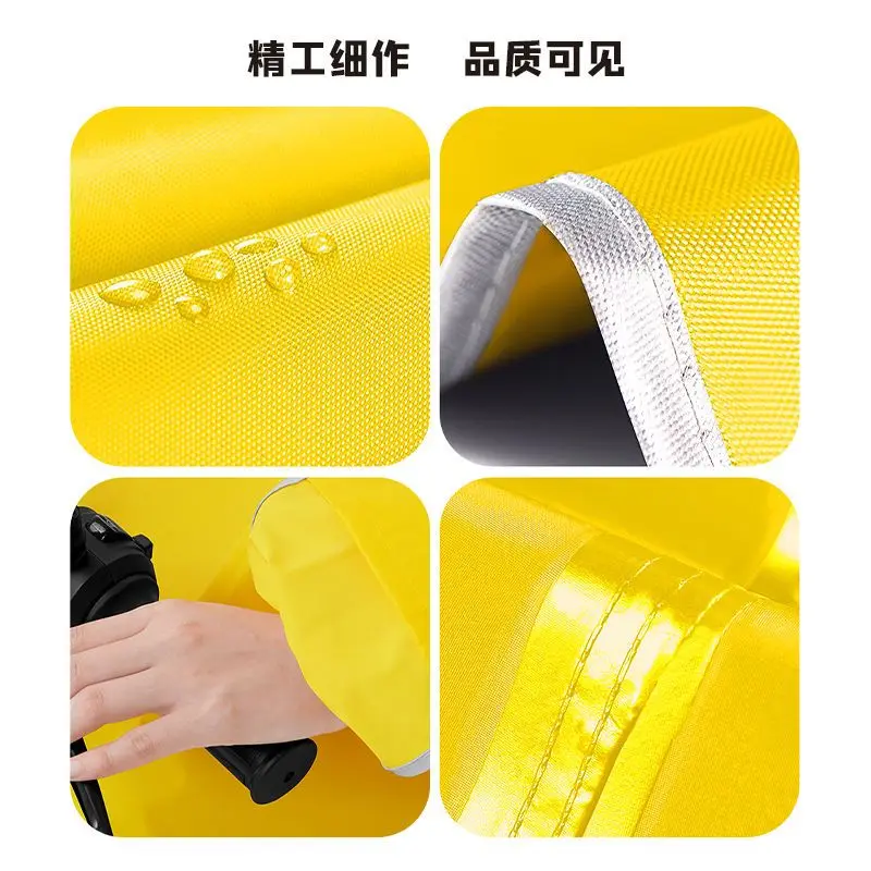 poncho electric battery motorcycle raincoat single person double person enlarged men women long full-body rain-proof poncho