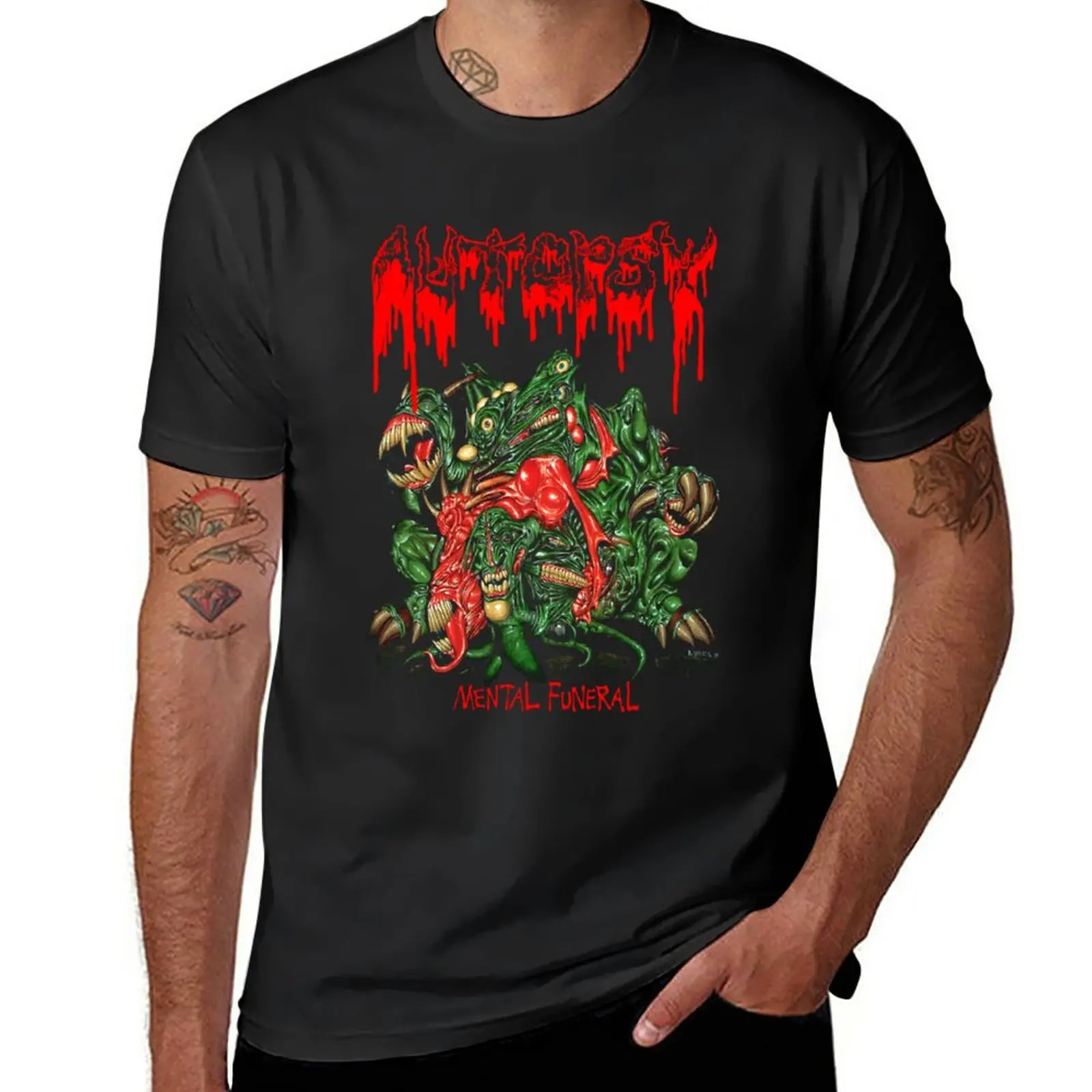 New Autopsy - Mental Funeral Classic Old School Death Metal Classic T-Shirt anime plus size t shirts t shirts for men