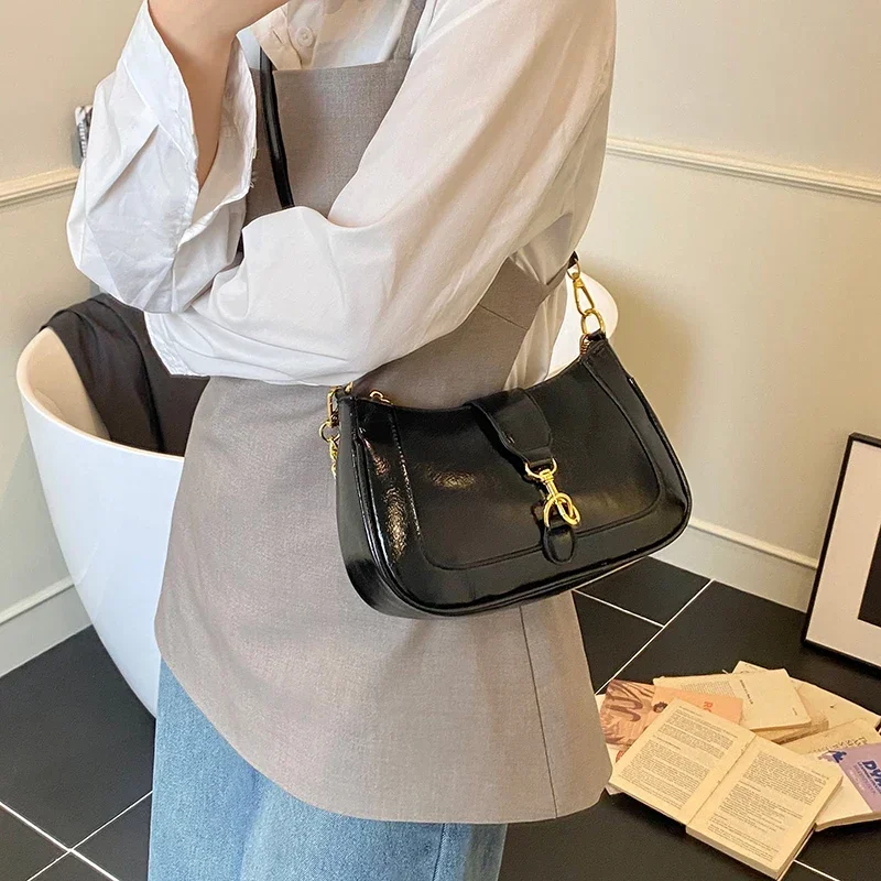 

Top Quality Luxury Brand Purses and Handbags Designer Leather Shoulder Crossbody Bags for Women Fashion Underarm Sac A Main New