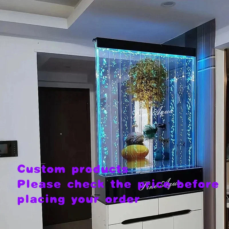 custom.Modern LED Bubble Wall Movable Hanging Screens & Room Dividers with Light Living Room Furniture Partition Decoration Pane