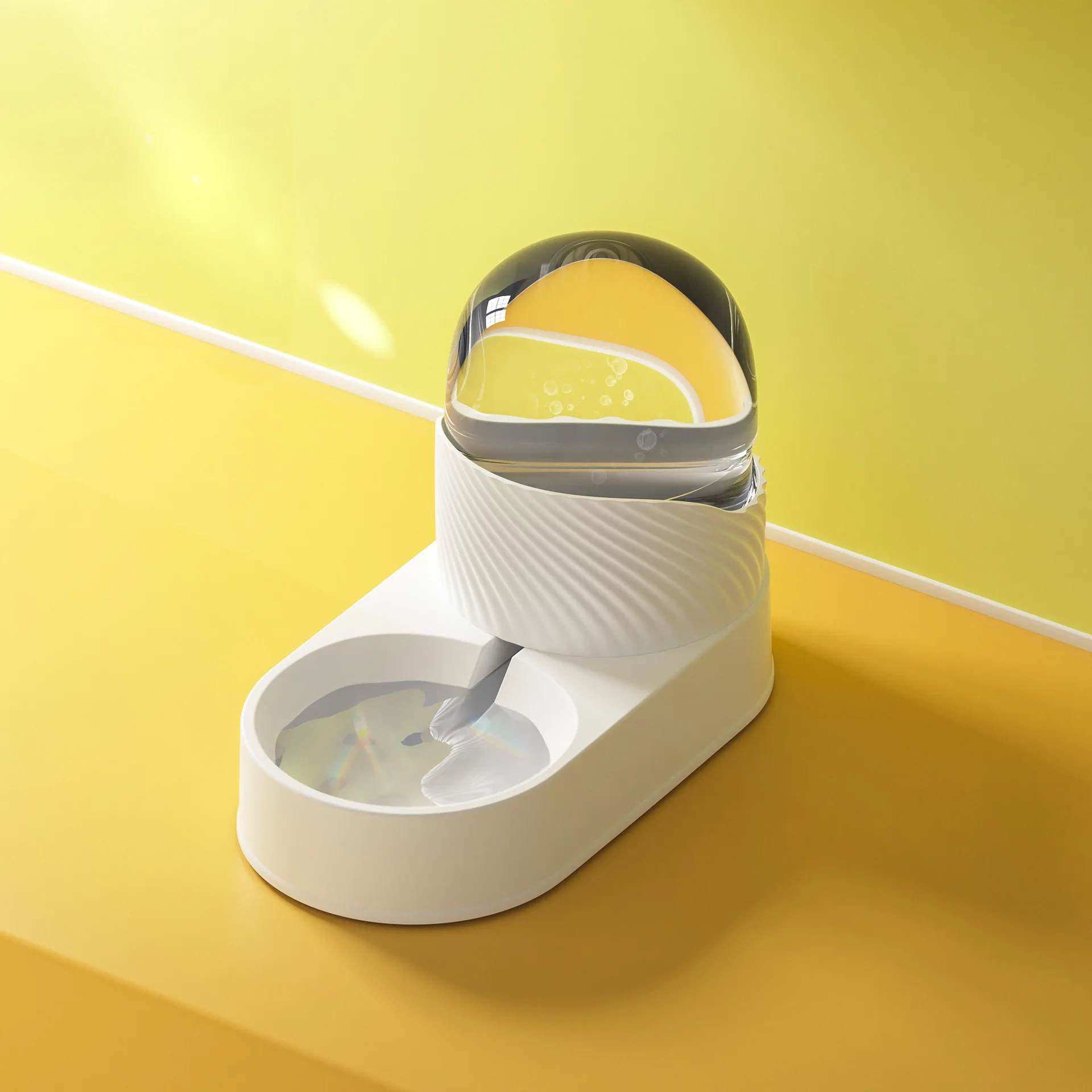 2000ML Pet Water Dispenser Cat Automatic Feeder Drinking Cat Water Dispenser Dog Cat Bowl Dog Bowl Combination Pet Supplies