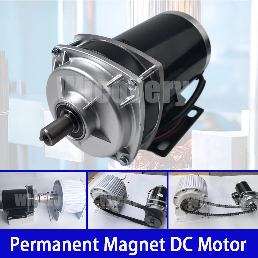 

24V 36V 48V 500W 800W 1000W Brushed DC Reduction Motor Low Noise Motor Permanent Magnet Mid mounted Motor