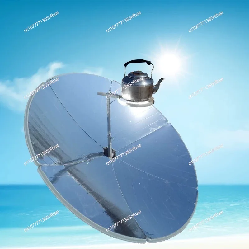 Portable Foldable Solar Cooker Stove - Compact for Camping & Emergency, Parabolic Reflector for Fast Boiling, No Fuel Needed