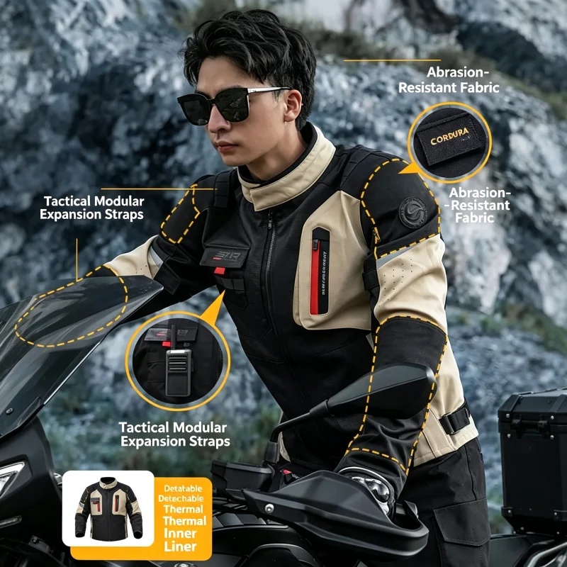 Men's Summer Breathable Motorc - đánh giá và giá Motorcycle Gear For Summer
