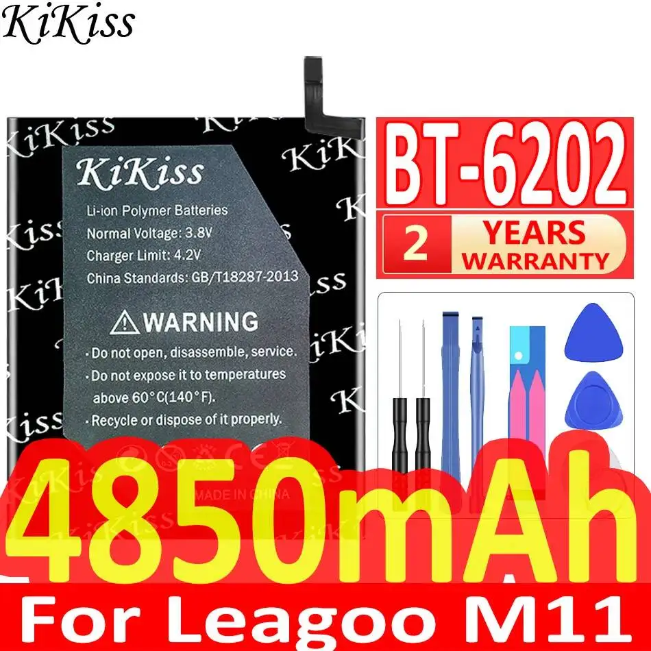 

4850mAh Good Low-Temperature Performance BT-6202 Reliable Power Supply Mobile Phone Battery For Leagoo M11