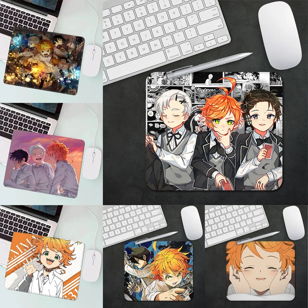 

Anime The Promised Neverland Gaming Mouse Pad XS Small Mousepad For PC Gamer Desktop Decoration Office Mouse Mat Deskmat Rug