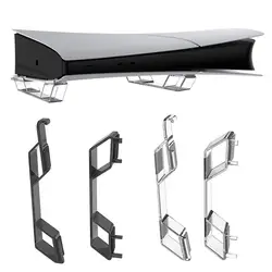Horizontal Stand For Slim Digital /Optical Drive Edition Game Console Dock Mount Holder Transparent Base For 5 Slim