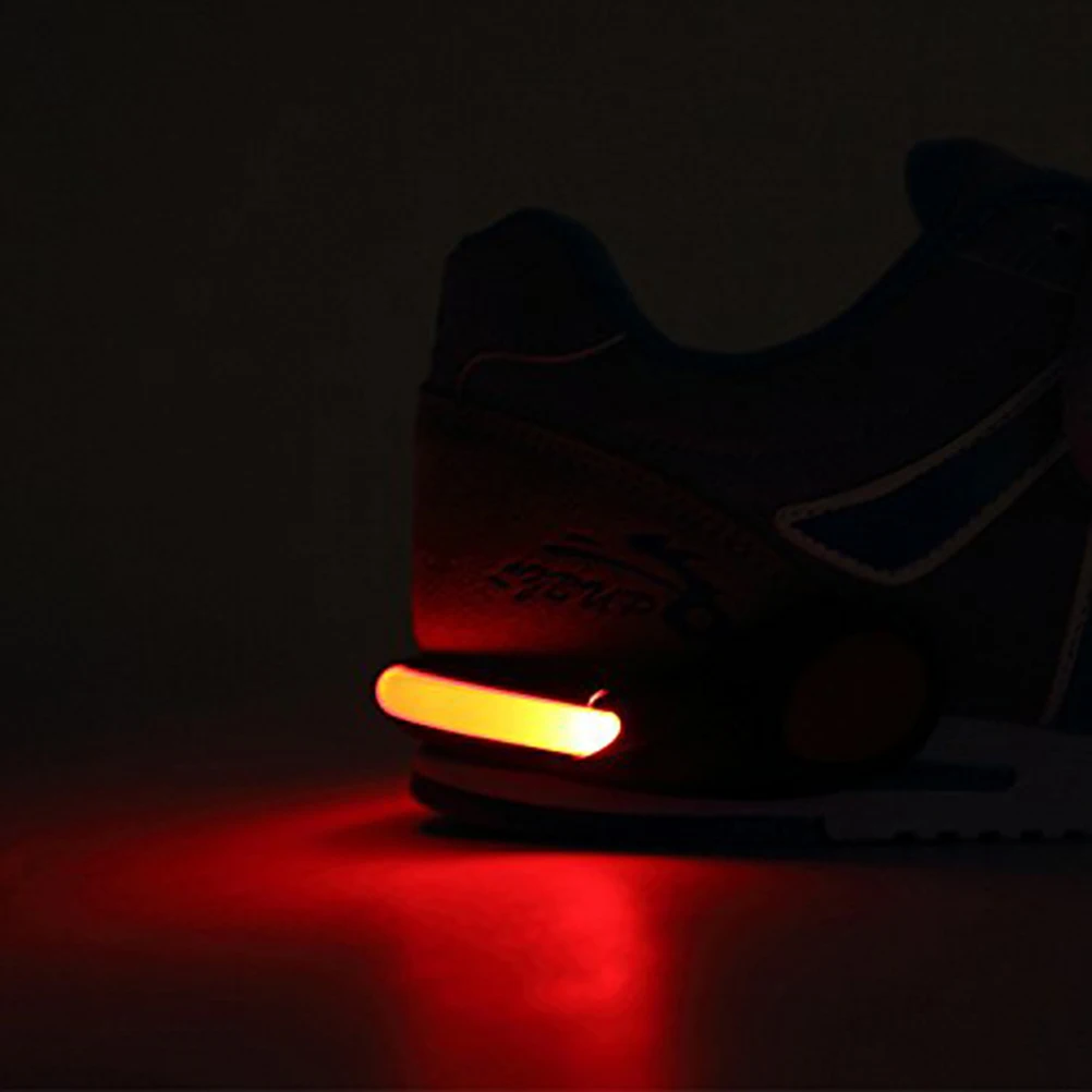 

2pcs Night Running LED Clip Bright Jogging Gear Walker Led Shoe Clip Visible Outdoor Camping Shoe Light Clips Hiking