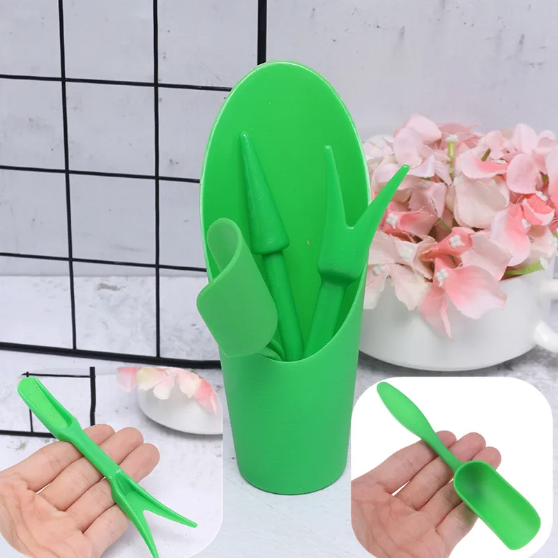4Pcs Sowing Succulents Transplant Seedlings Planted Tool Bonsai Fertilizer Drilling Device Garden Planter Kit DIY Accessories
