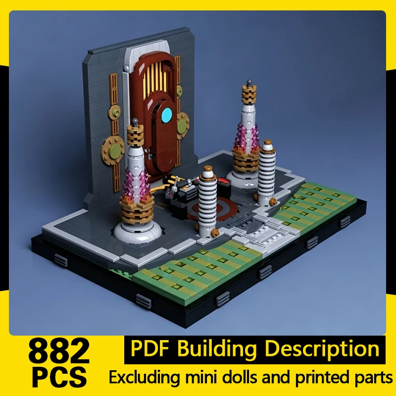 

Star Movies Model MOC Building Bricks Large Lab Stasis Chamber Modular Technology Gifts Holiday Assemble Children Toys Suit