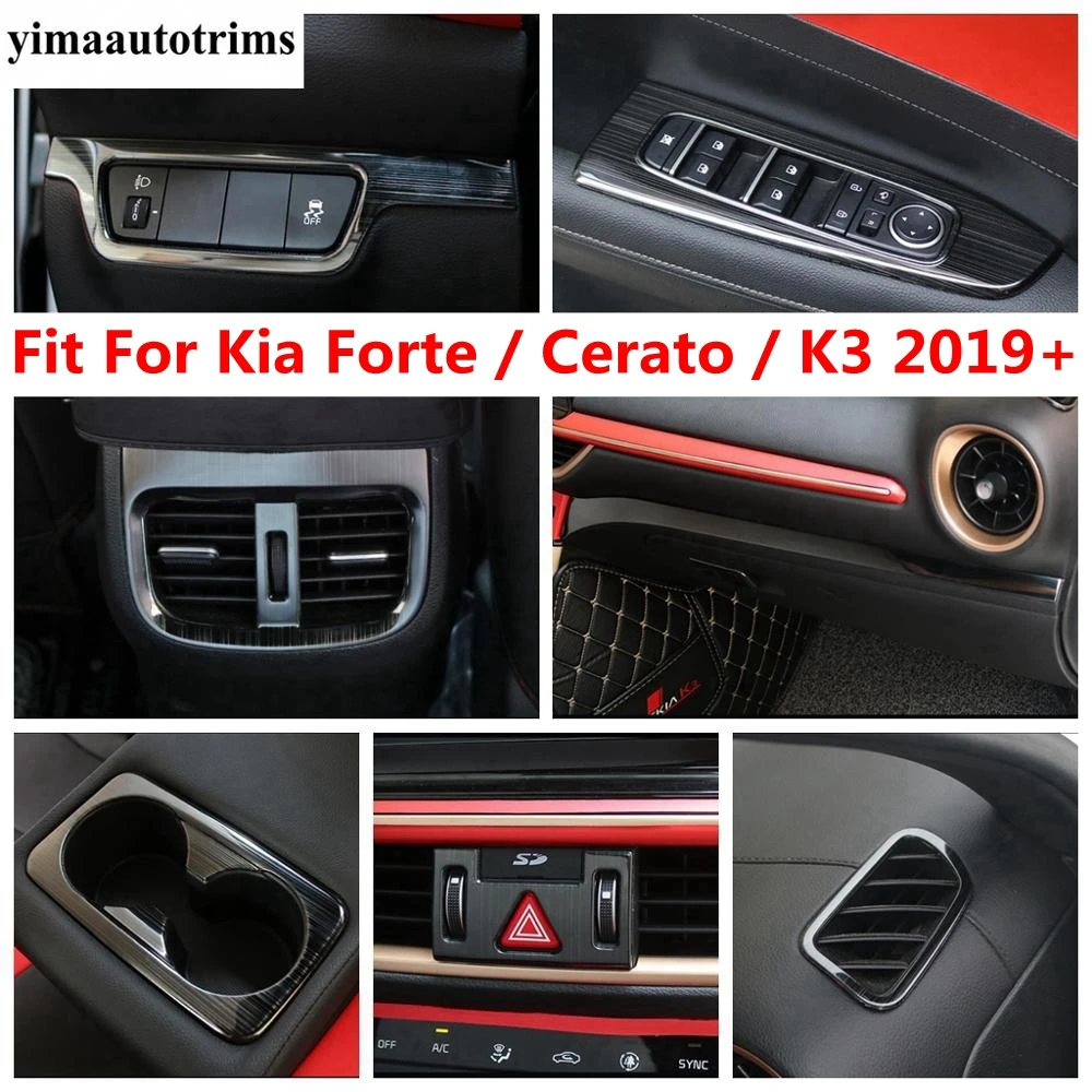 

Dashboard Panel Strip / Window Lift / Warning Light / Headlight Lamp Cover Trim Accessories For Kia Cerato Forte K3 2019 - 2023