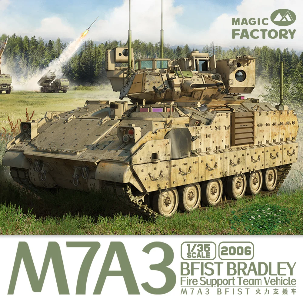 Magic Factory, Assembled Model Kit MF-2006 M7A3 BFIST Fire Support Vehicle 1/35