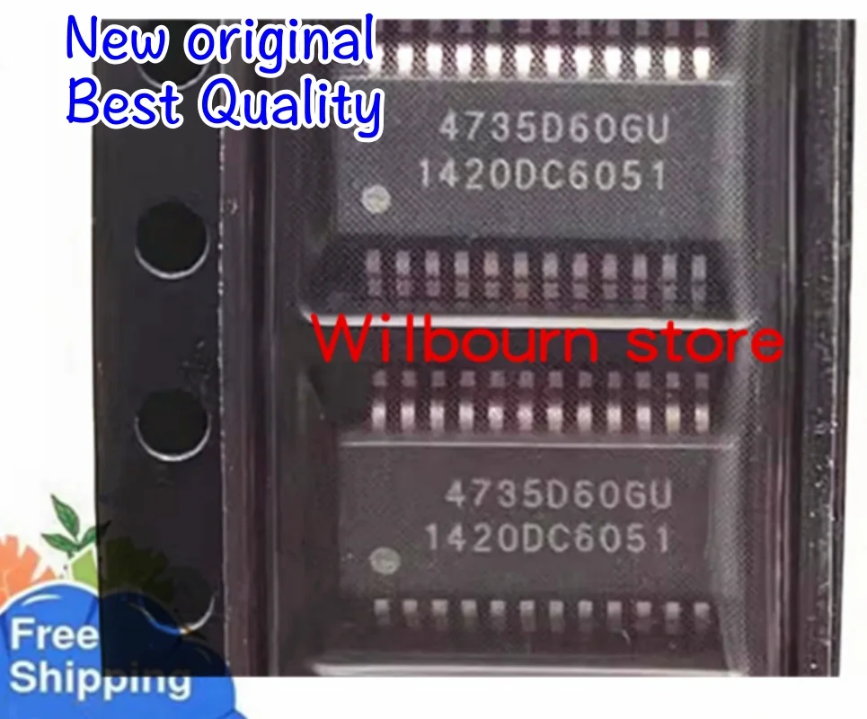 

New original 2PCS~50PCS/LOT 4735D60GU SI4735-D60-GUR SI4735-D60-GU SSOP24