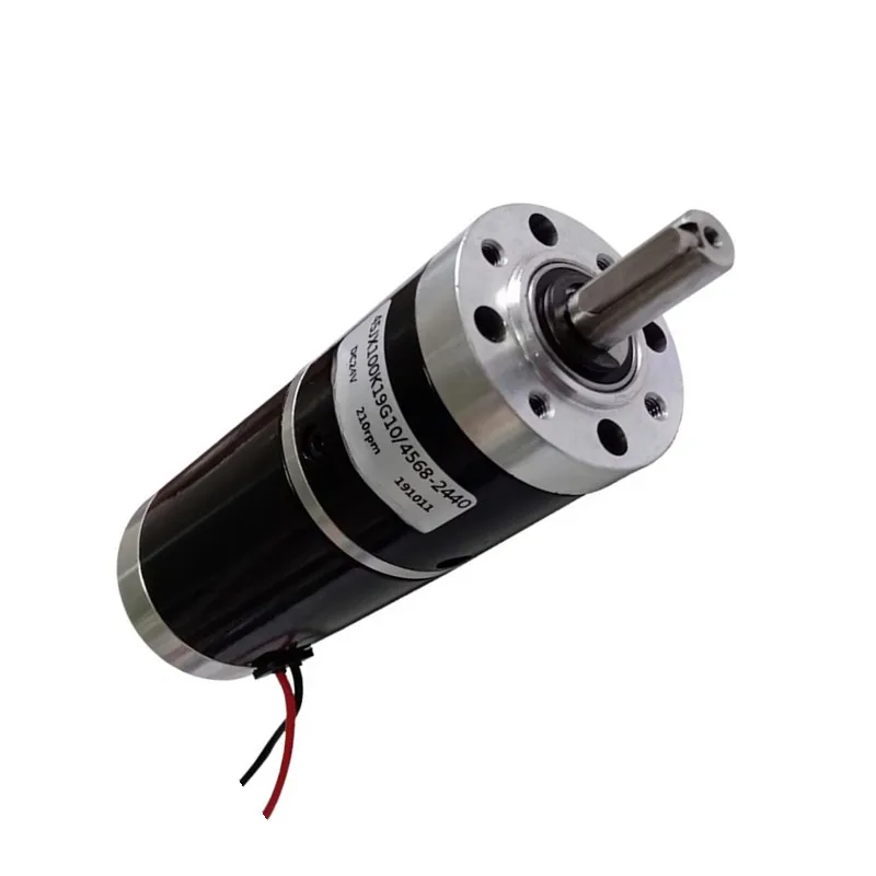 Miniature small motor 45mm DC planetary geared motor 12V24V low speed and high torque forward and reverse speed regulation