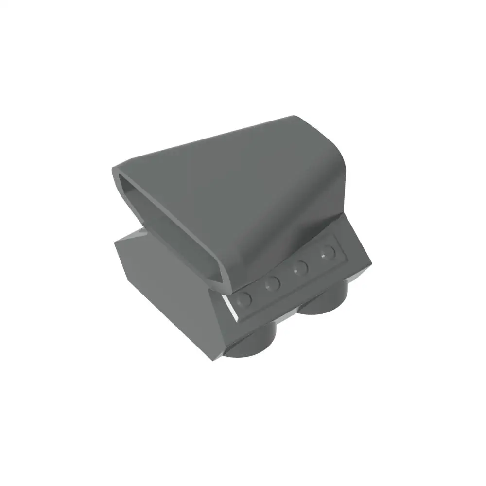 Gobricks 1PC 50943 Mattoni Motore Air Scoop Parti 2x2 Compatibile MOC Building Block Aereo Nave Motore Tecnologia Componente