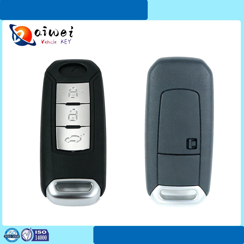 4 Buttons Smart Remote Key Fob 315MHz ID49 Chip For Ford Escort Keyless Entry Proximity Car Key Replacement