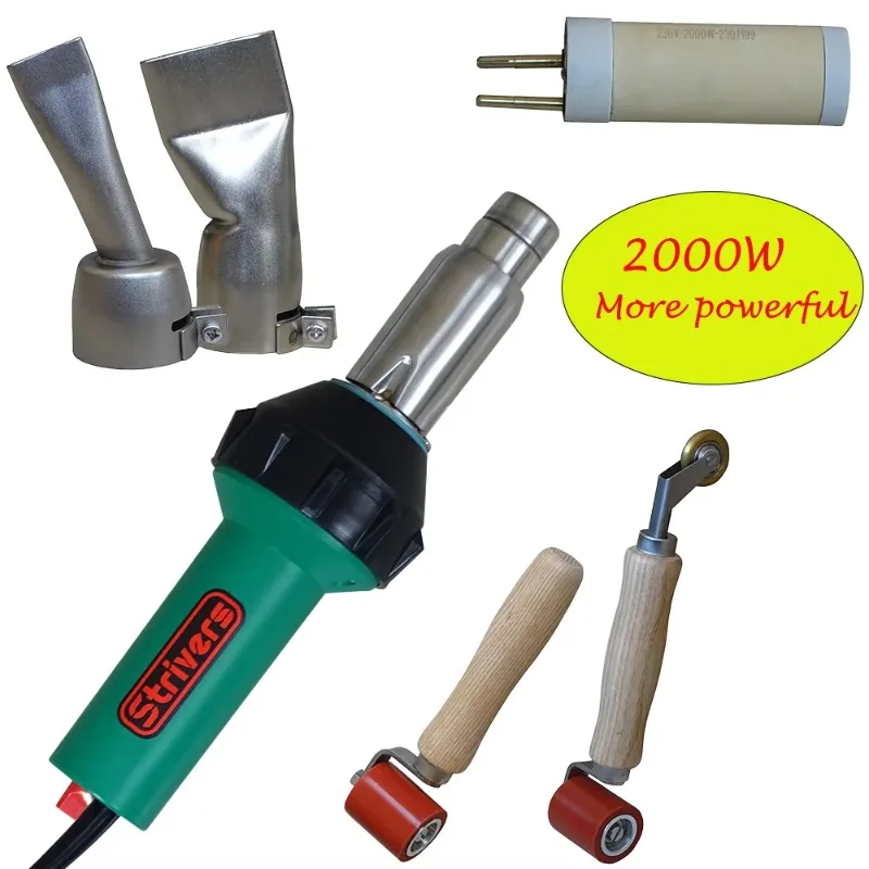 230V Hot Air Gun Welding Torch 2000w Heat Gun Plastic Welder Roofing Welder Kits For Waterproof