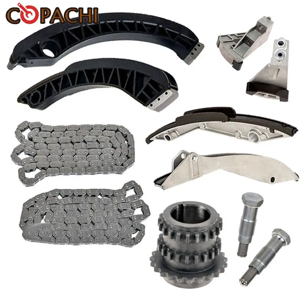 

Crankshaft Gear Timing Chain Kit for BMW 540i 545i 550i 645Ci 650i 650Ci 645Ci 735i 740i 745i 750i X5 N62B40A N62B44A N62B48B