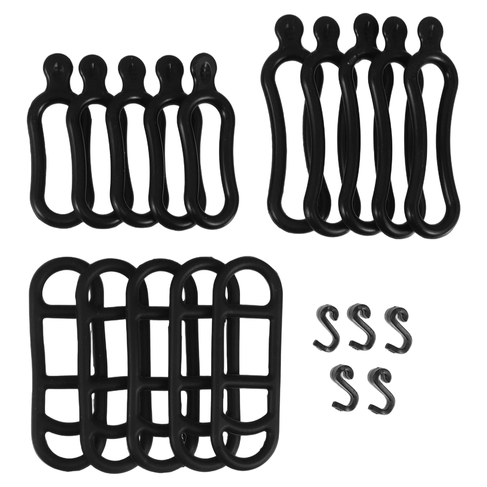 

20pcs Bicycle Light Fastening Straps Flashlight Holders Handlebar Rubber Straps Elastic Bike Silicone Mount Band Waterproof