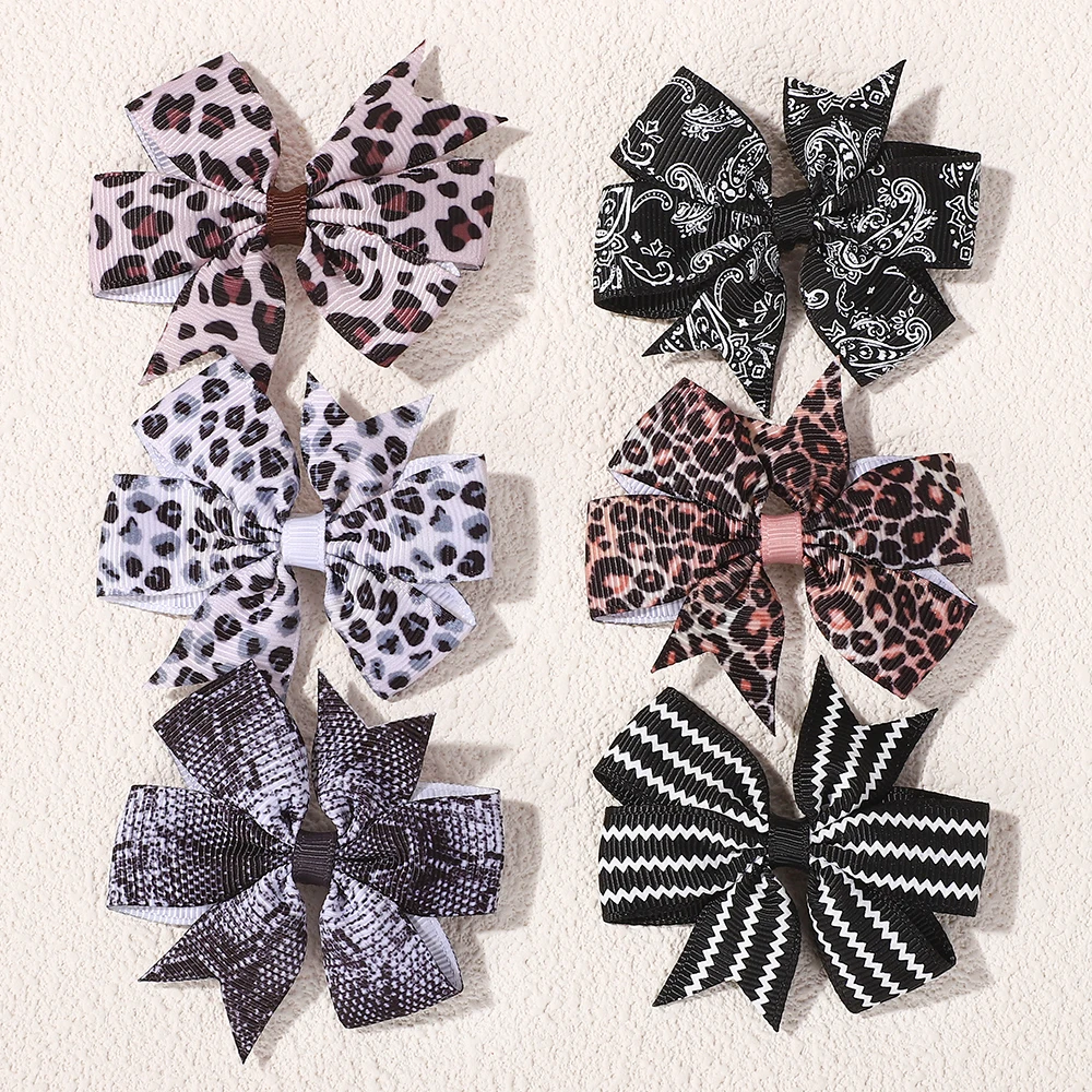 

20pcs 2.5'' Bowknot Hair Clips Assorted Colors Cute Girls Hairpins Kids Headwear Hair Accessories Wholesale