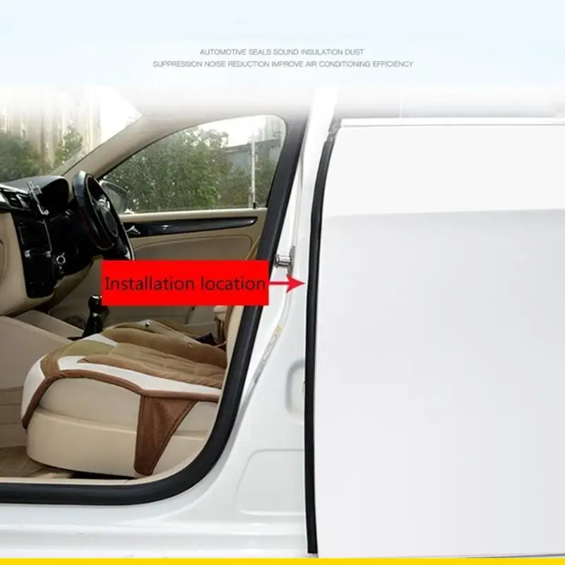 SZCH Car Window Seal Strip Side Doors Sealing Strips Moulding Rubber Weatherstrip Filler Noise Insulation Weatherstrip