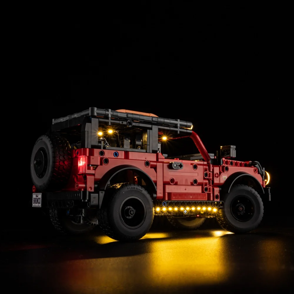 مجموعة الإضاءة لإصدار LEGO Technic Bronco SUV 42213 RC لا تشمل كتلة البناء (مجموعة إضاءة LED فقط)