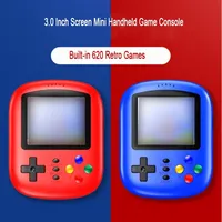 Handheld Game Console Retro Portable Mini Handheld Video Game Player 3.0Inch Built-in 620 games Video Game Console For Kids Gift