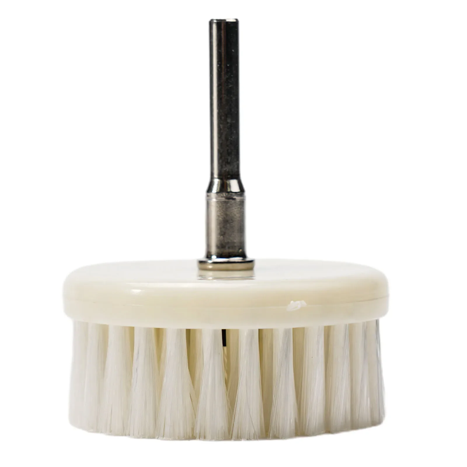 High Quality Soft Drill Powered Brush Brush Head White + Metal 60mm Diameter 6mm Shank Diameter Nanowire + Plastic